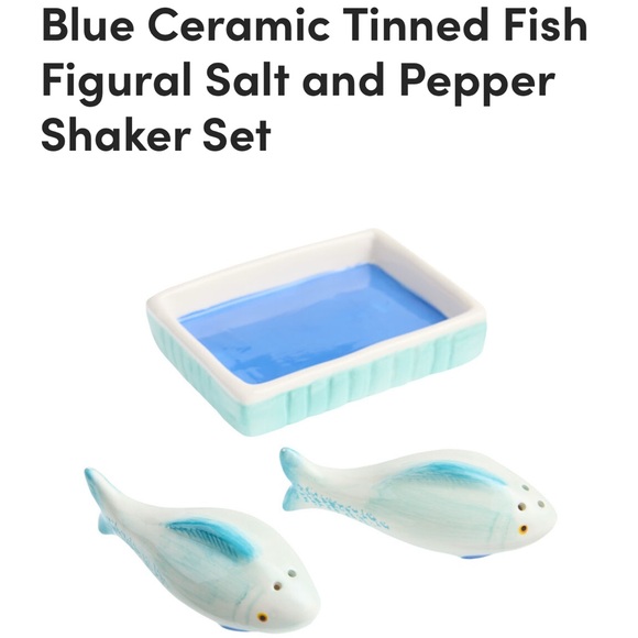 World Market salt & pepper shaker sardines - Picture 4 of 4